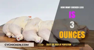 Measuring Chicken Legs: Understanding the 3-Ounce Portion Size