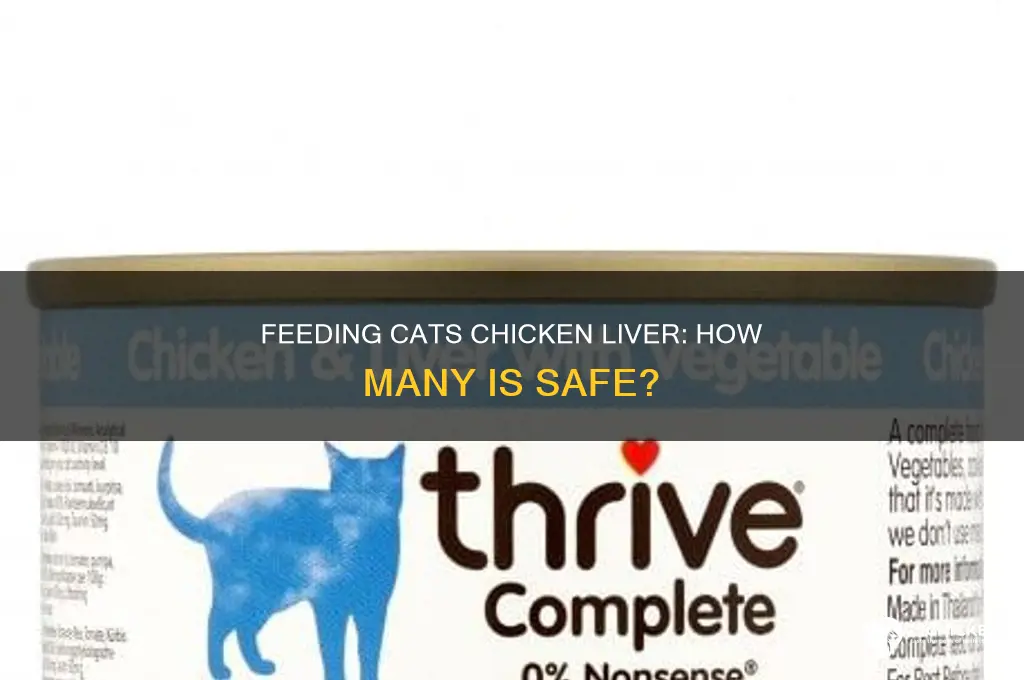 how many chicken liver should a cat have