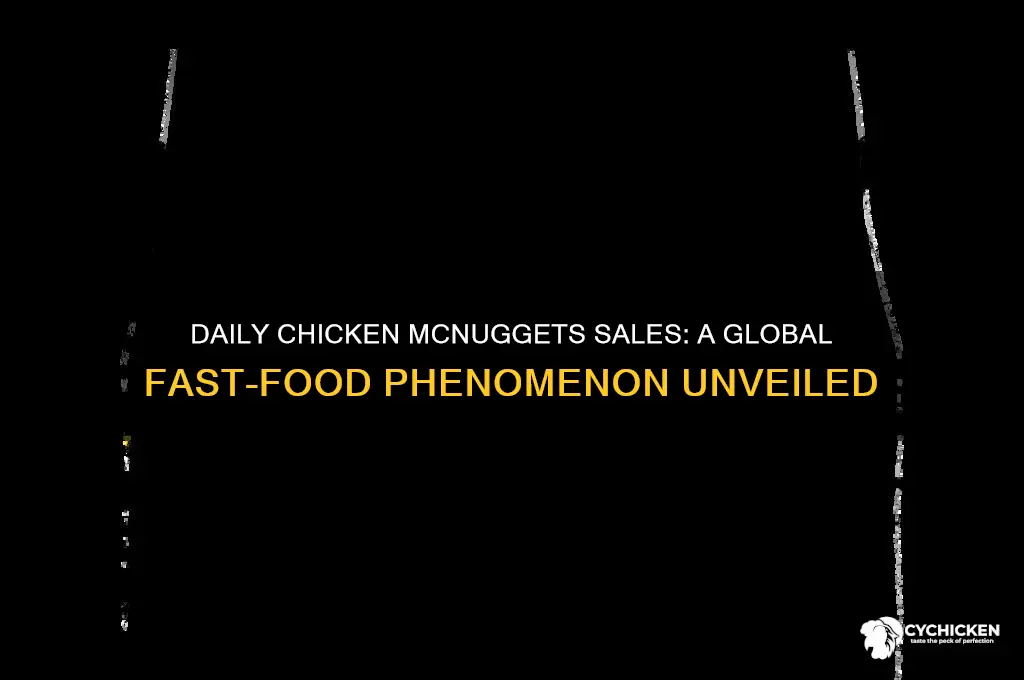 how many chicken mcnuggets are sold daily