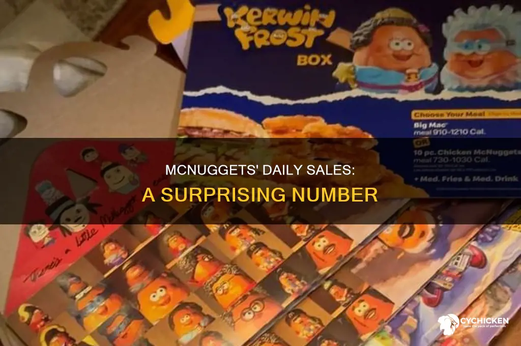 how many chicken mcnuggets are sold each day