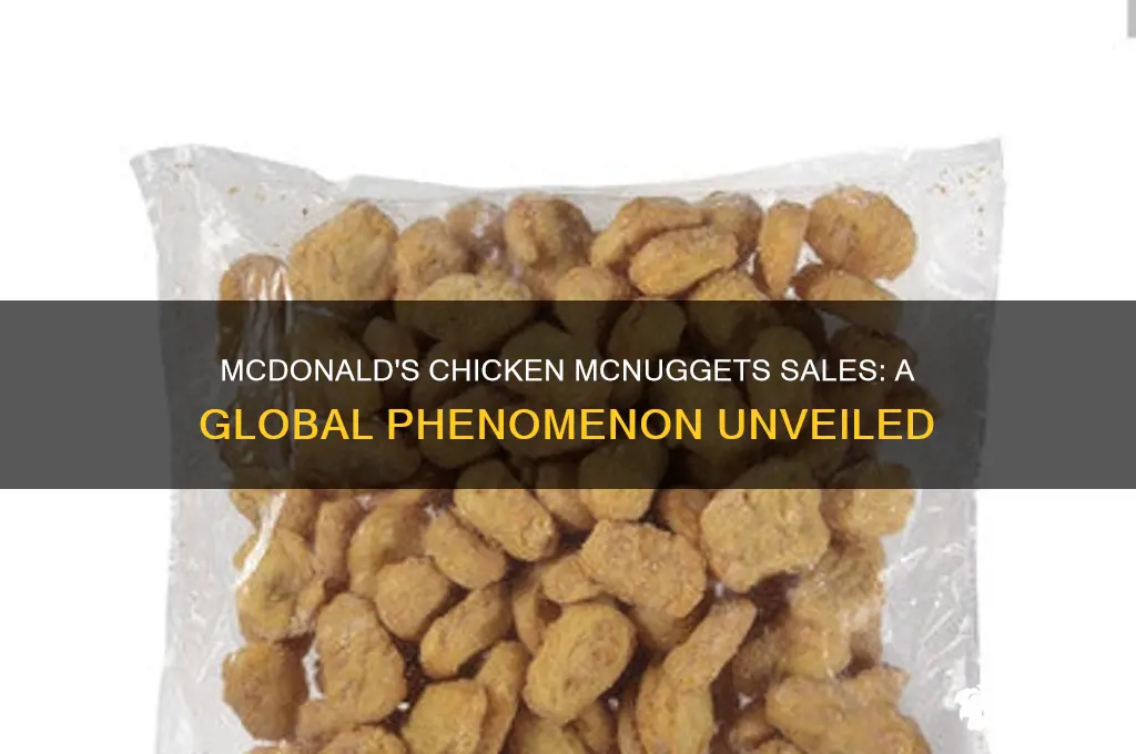 how many chicken mcnuggets does mcdonalds sell
