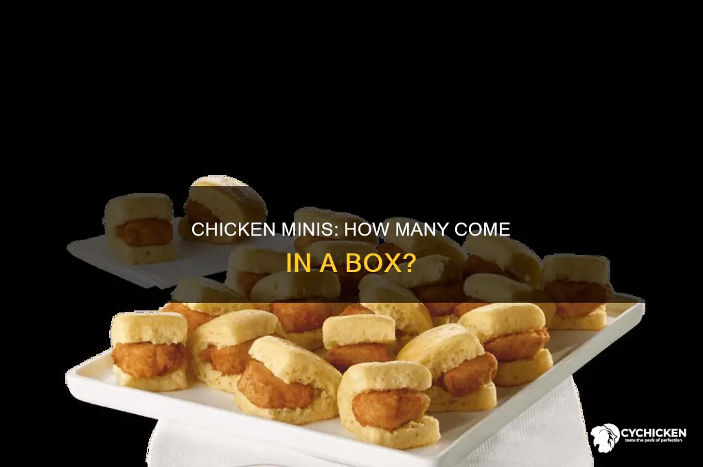 how many chicken minis come in a box