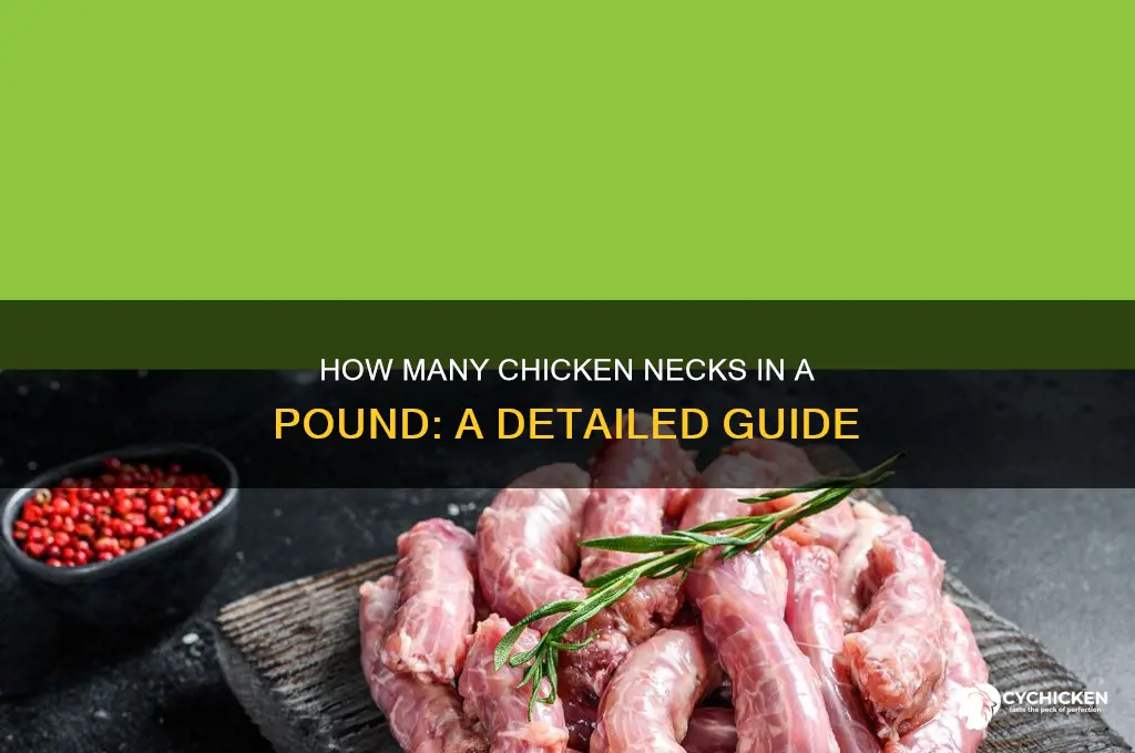 how many chicken necks in a pound