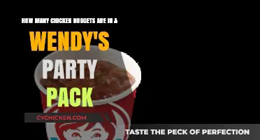 Wendy's Party Pack: Unveiling the Chicken Nugget Count Inside