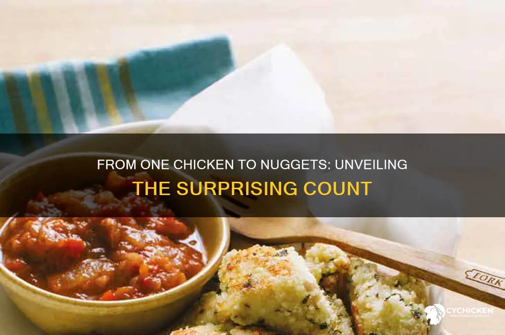 how many chicken nuggets can be made from one chicken