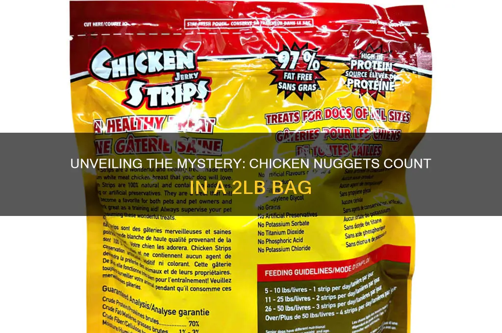 how many chicken nuggets in a 2lb bag