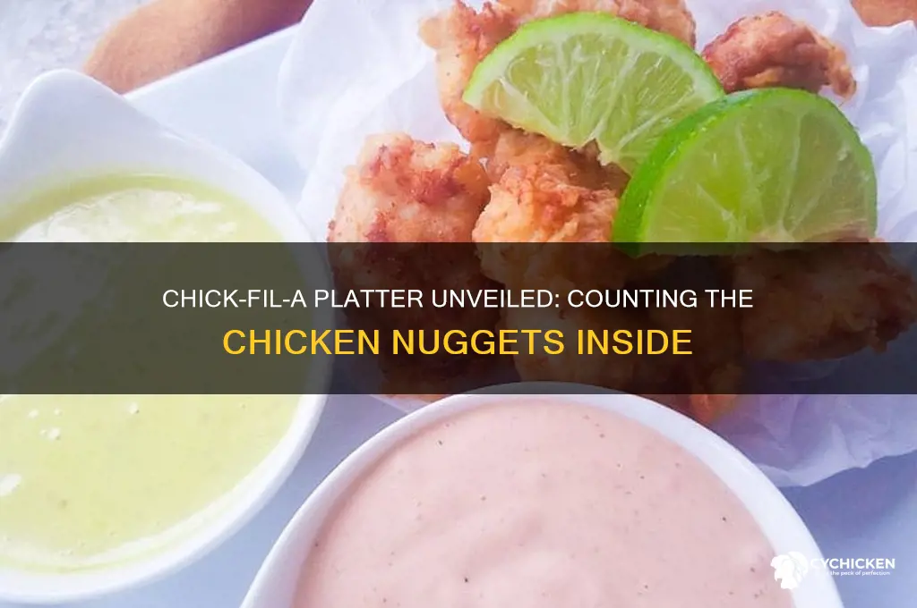 how many chicken nuggets in a chick fil a platter