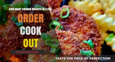 Unveiling Cook Out's Full Order: How Many Chicken Nuggets Included?