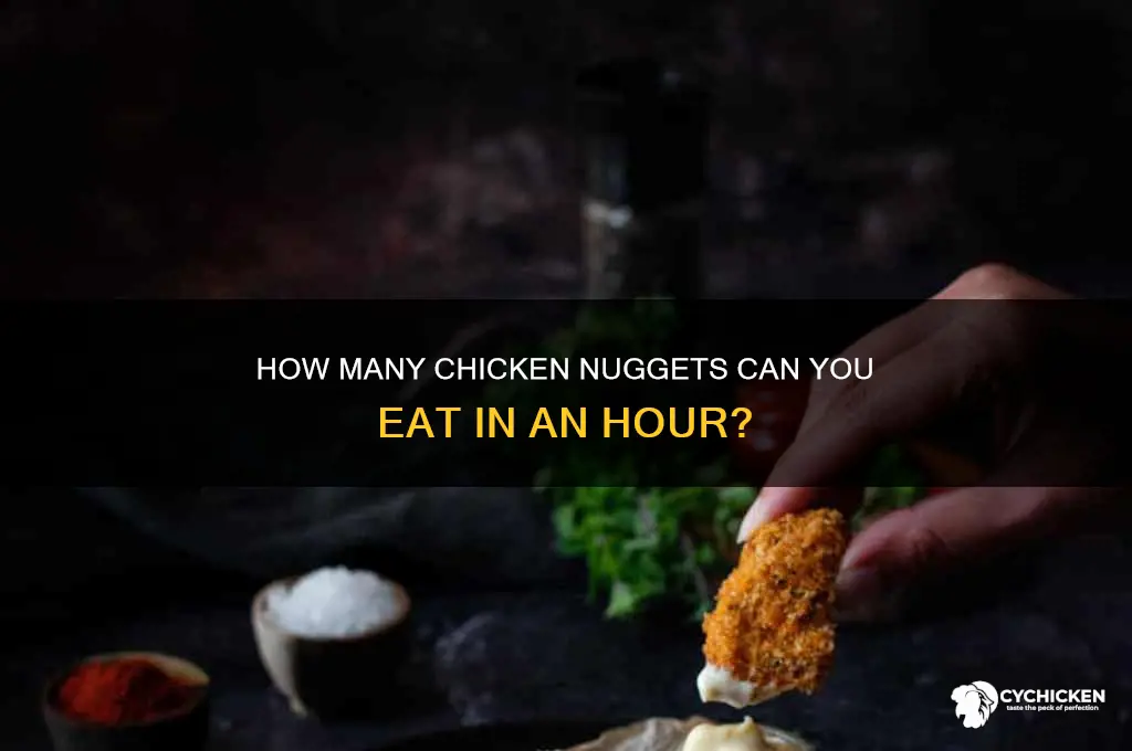 how many chicken nuggets in an hour