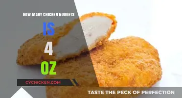 How Many Chicken Nuggets Equal 4 Ounces? A Quick Guide