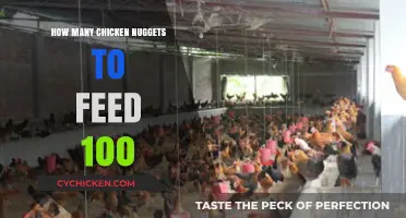 Feeding a Crowd: Calculating Chicken Nuggets for 100 Guests