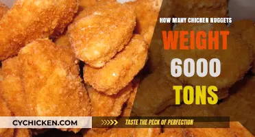 Unbelievable Scale: How Many Chicken Nuggets Weigh 6000 Tons?
