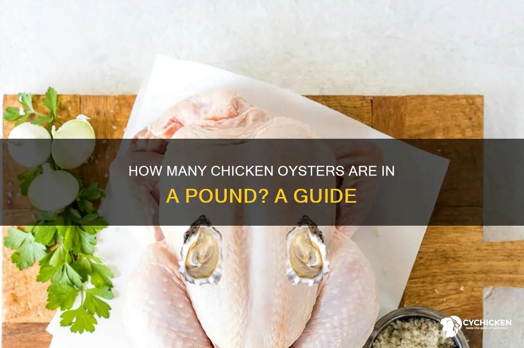 how many chicken oyster in a pound