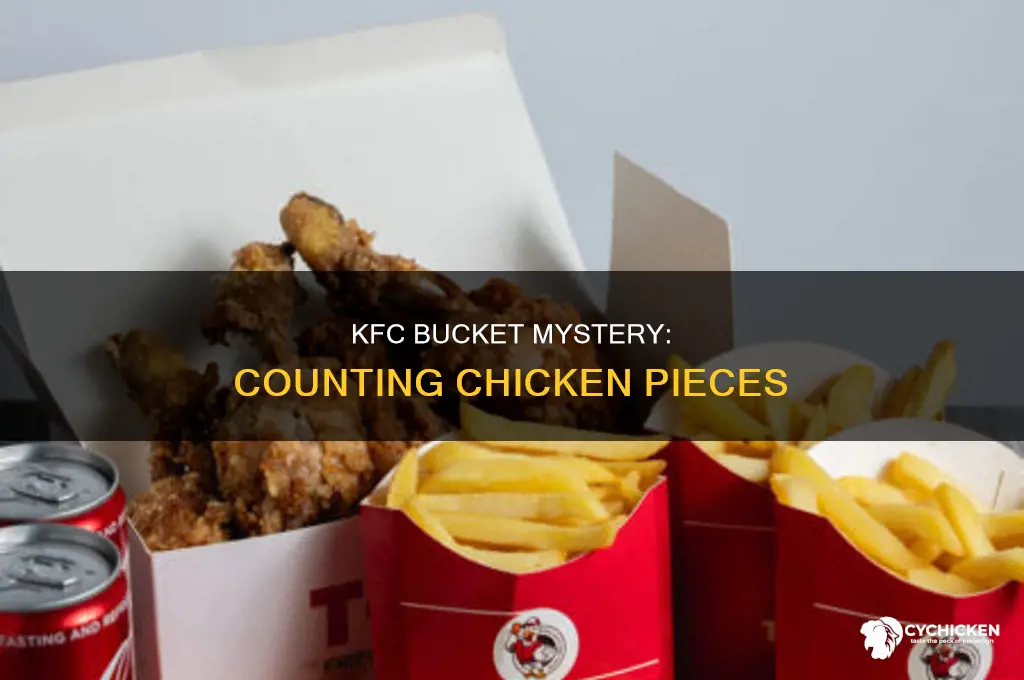 how many chicken pieces in a kfc bucket