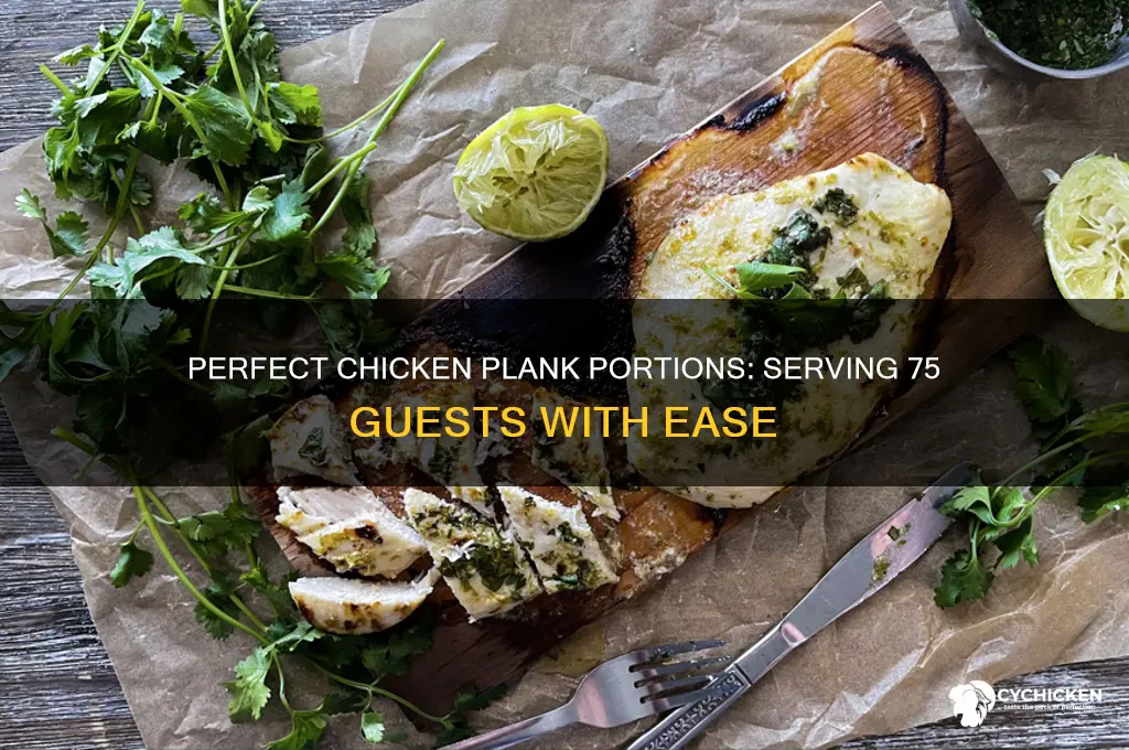 how many chicken planks for 75 people