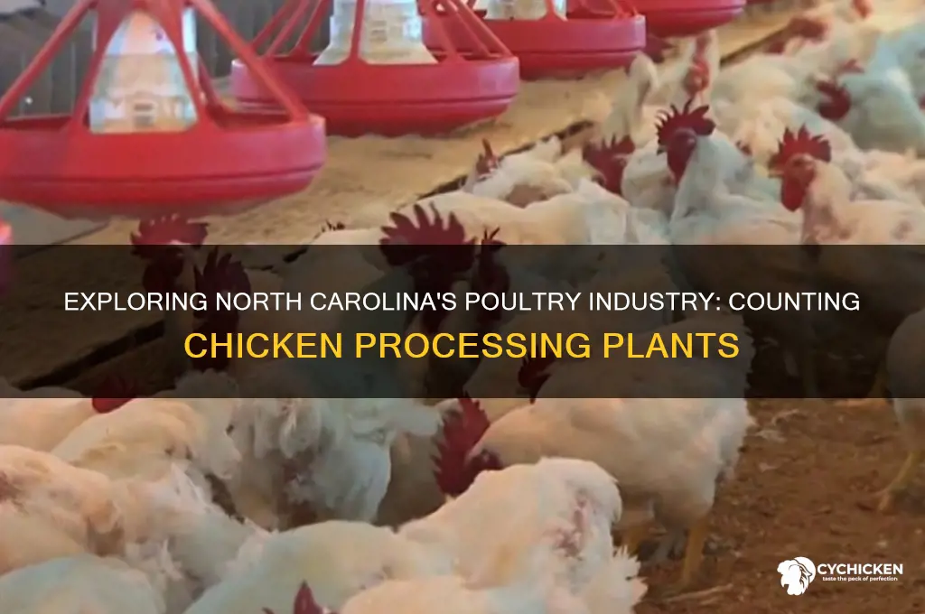 how many chicken plants are in nc