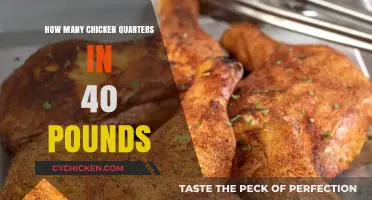 Calculating Chicken Quarters: How Many Fit in 40 Pounds?