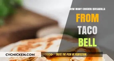 How Many Chicken Quesadillas Can You Order at Taco Bell?