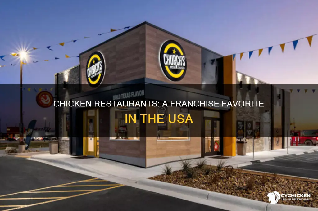 how many chicken restaurants franchise in the usa