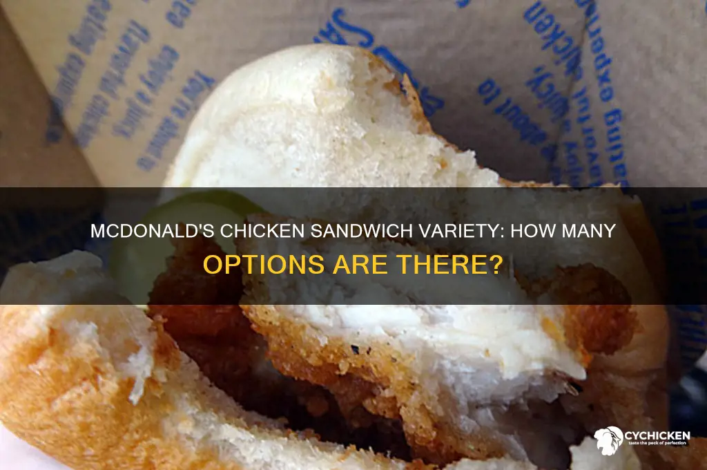 how many chicken sandwiches does mcdonald