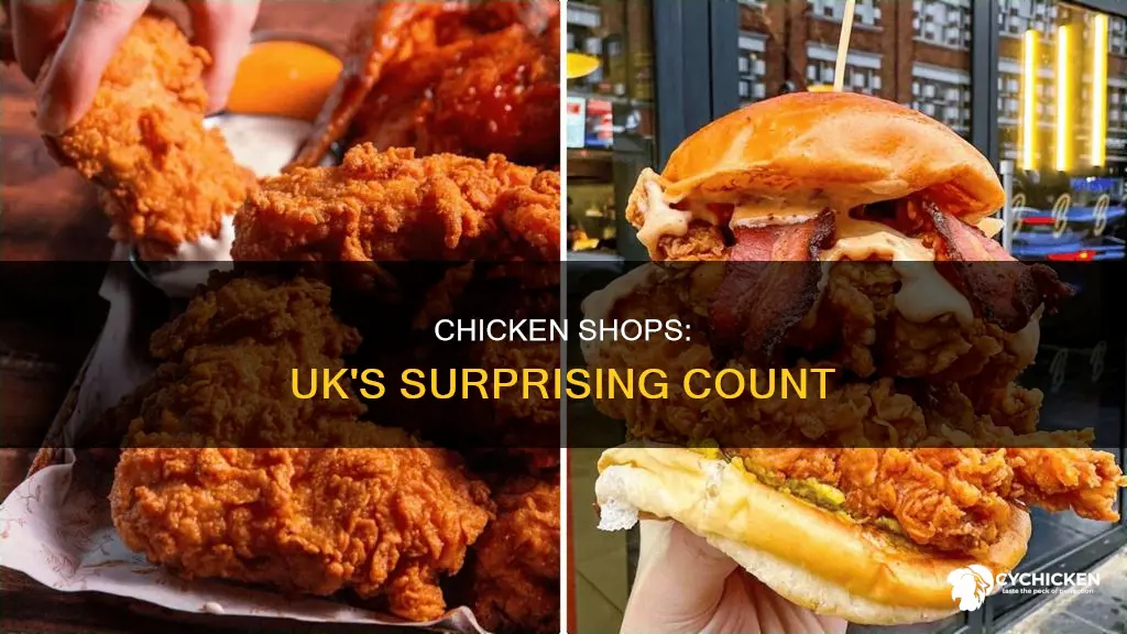 how many chicken shops are there in the uk
