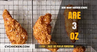Perfect Portion Guide: How Many Chicken Strips Make 3 Ounces?