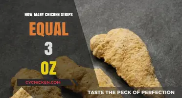 Measuring Chicken Strips: How Many Equal 3 Ounces?