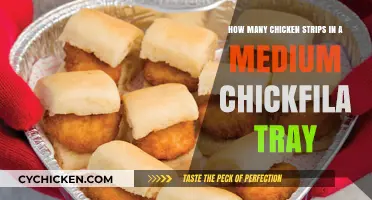 Chick-fil-A Medium Tray: How Many Strips?