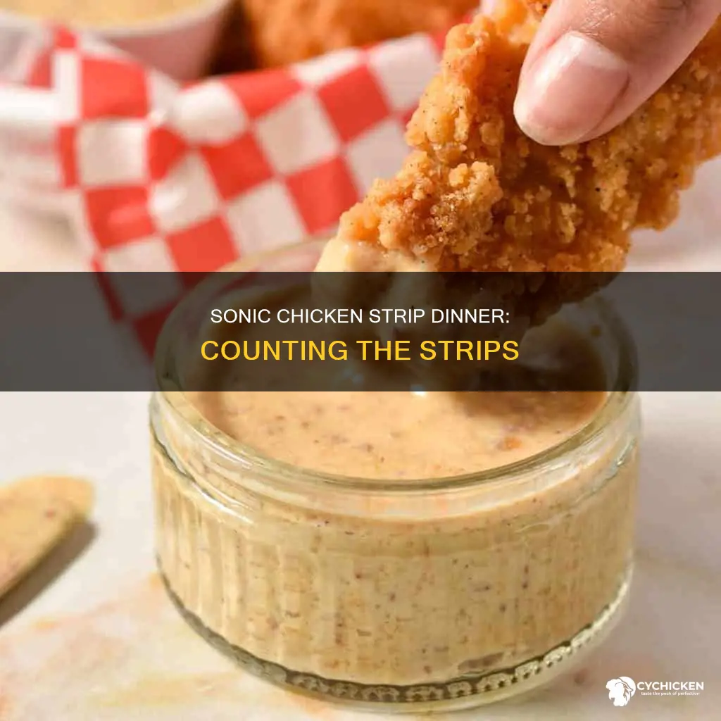 how many chicken strips in sonic chicken strip dinner