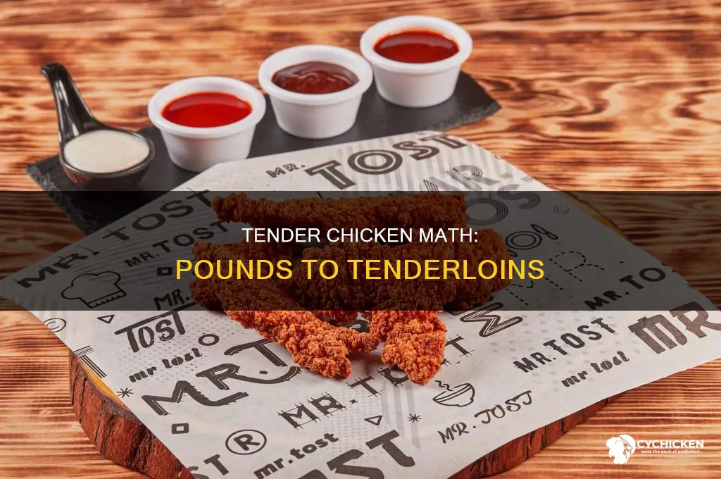 how many chicken tenderloins are in a pound