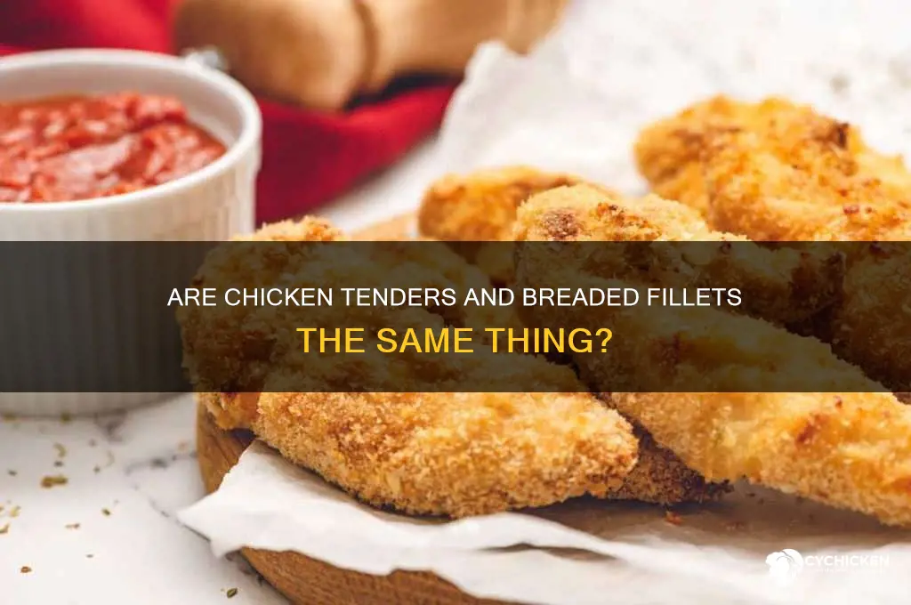 how many chicken tenders are breadt fillets