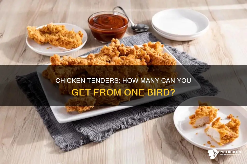 how many chicken tenders are in a chicken