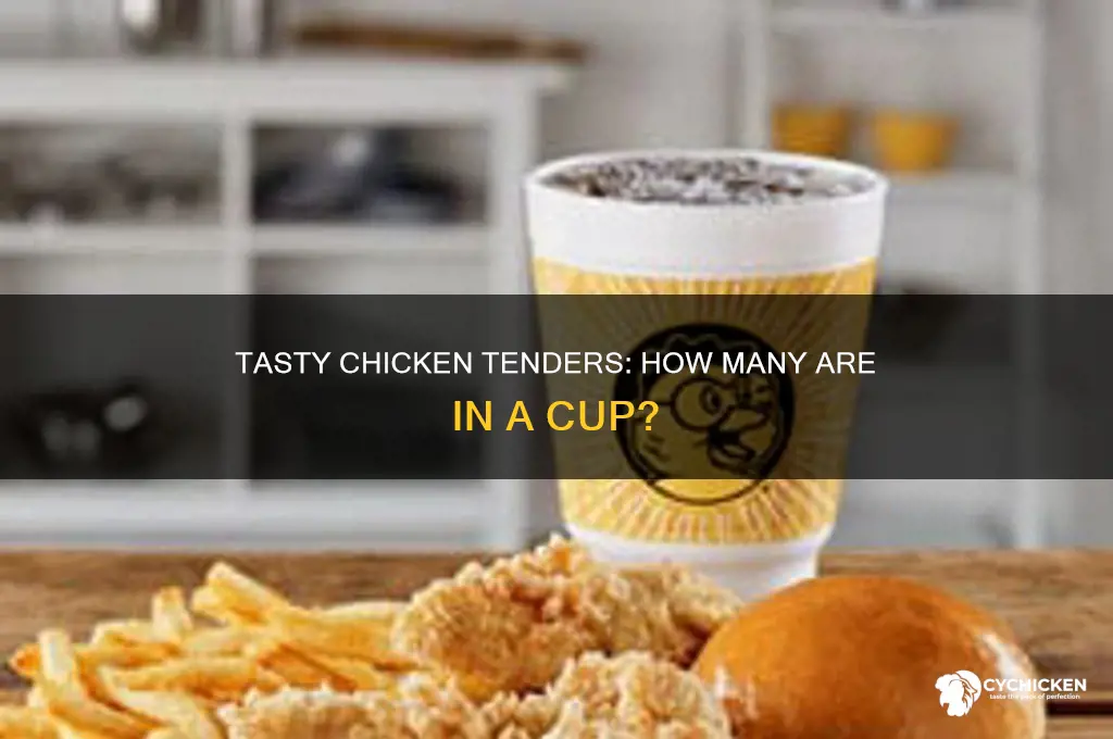 how many chicken tenders are in a cuo