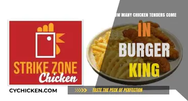 Burger King's Chicken Tenders: How Many Come in an Order?