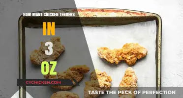 How Many Chicken Tenders Are in a 3 oz Serving?