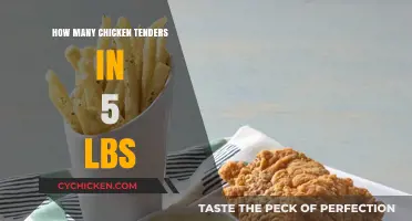 How Many Chicken Tenders Are in a 5-Pound Pack?