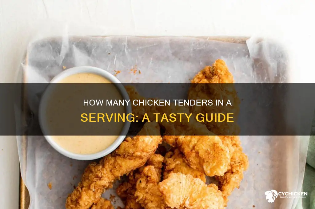 how many chicken tenders in a ch