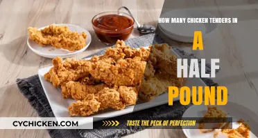 Tasty Chicken Tenders: Half-Pound Servings