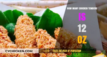 How Many Chicken Tenders Are in a 12 oz Serving?
