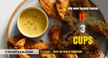 Measuring Chicken Tenders: How Many Fit in 3 Cups?