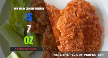 How Many Chicken Tenders Make Up 7 Ounces?