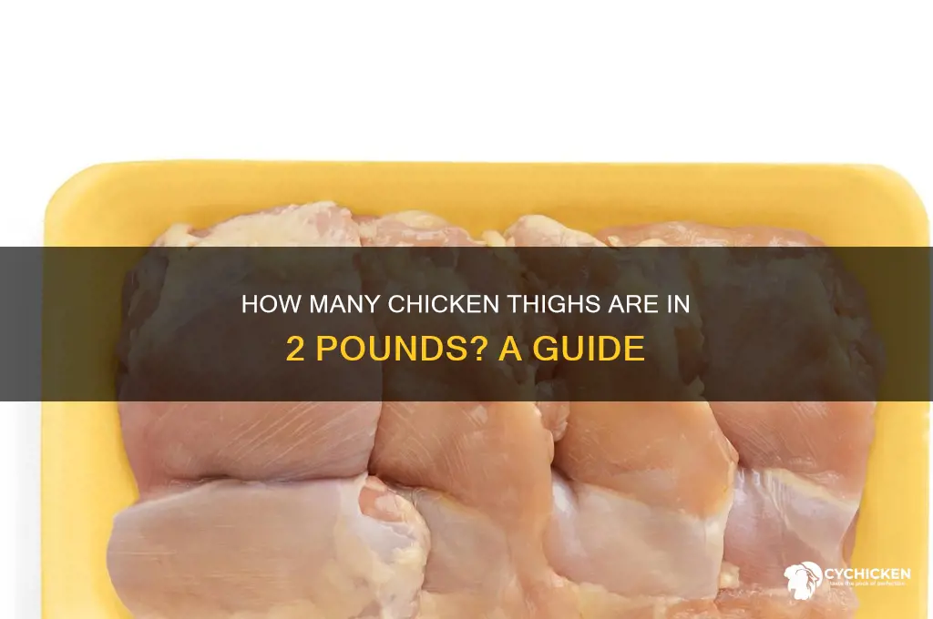 how many chicken thigh in 2 pounds