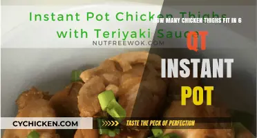 Instant Pot Chicken Thighs: Maximizing 6 Qt Capacity for Perfect Cooking
