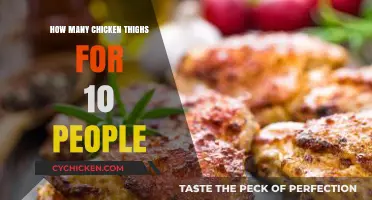 Perfect Chicken Thigh Portions: Serving 10 People Made Easy