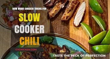Perfect Slow Cooker Chili: Chicken Thighs Quantity Guide for Flavorful Results