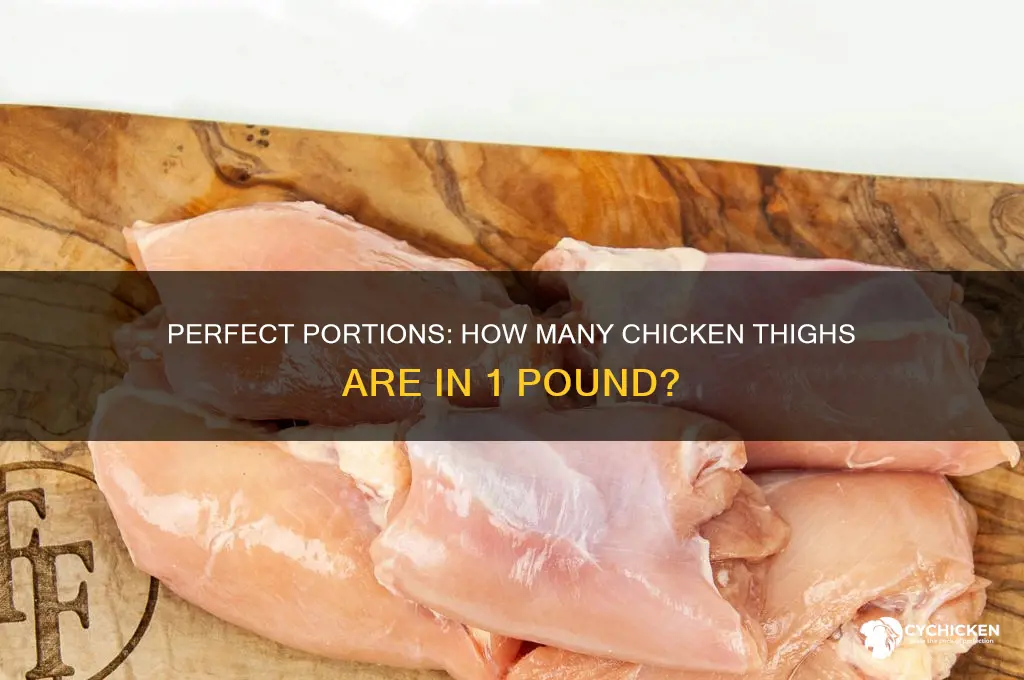 how many chicken thighs in 1 lb