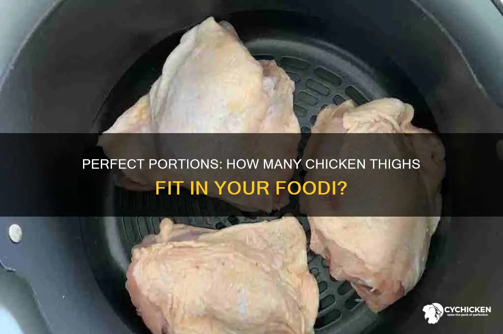 how many chicken thighs in foodi