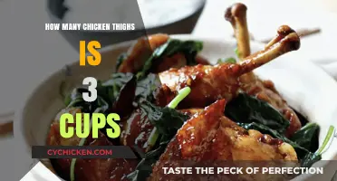 Measuring Chicken Thighs: How Many Fit in 3 Cups?