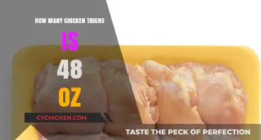 Calculating Chicken Thigh Portions: How Much is 48 Ounces?