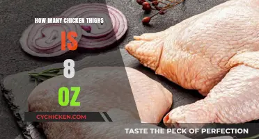 Measuring Chicken Thighs: How Much is 8 Ounces?